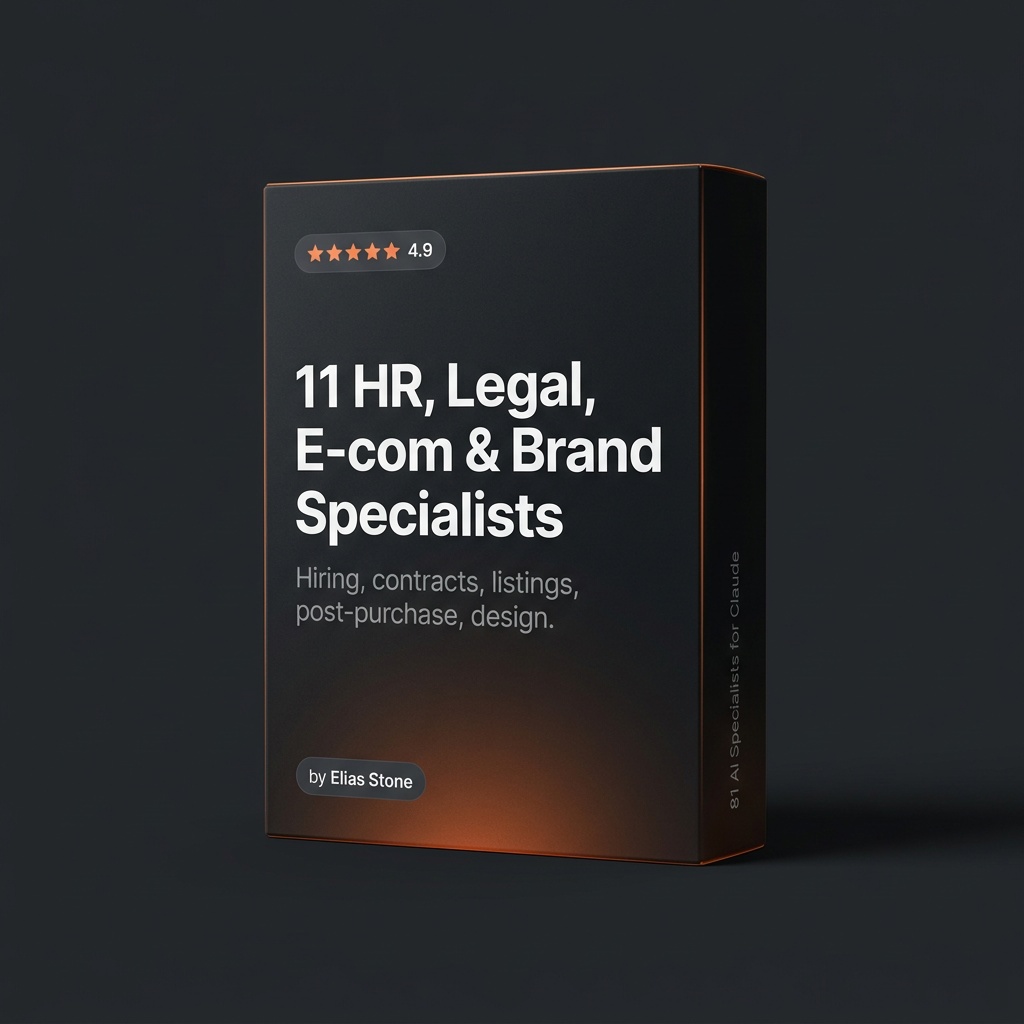 HR, Legal, E-com & Brand specialists for Claude