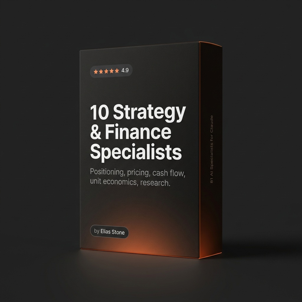 Strategy & Finance specialists for Claude